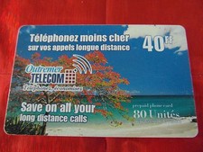 Rare telecarte outremer d'occasion  Droué