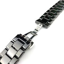 Pulseira de cerâmica preta 22 mm compatível com Emporio Armani AR1400 + pinos/ferramenta, usado comprar usado  Enviando para Brazil