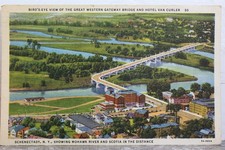 Cartão postal New York NY Schenectady Mohawk River Scotia Great Western Bridge PC antigo, usado comprar usado Cartão postal New York NY Schenectady Mohawk River Scotia Great Western Bridge PC antigo, usado comprar usado  Enviando para Brazil