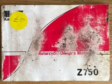 Kawasaki z750 owners for sale  NUNEATON