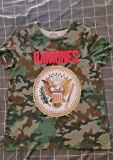 Ramones shirt camouflage for sale  NEWCASTLE UPON TYNE