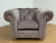 Belair velvet armchair for sale  STOCKPORT