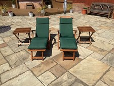 Pair teak garden for sale  HARTLEPOOL