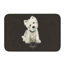 Bonito West Highland White Terrier tapete para porta da frente de cachorro capacho para filhote de cachorro ao ar livre comprar usado  Enviando para Brazil