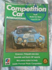 Competition car magazine for sale  KINGS LANGLEY