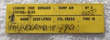 London fire brigade for sale  HARLOW
