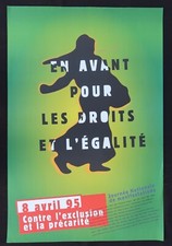 Affiche originale avril d'occasion  Nantes-