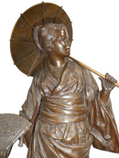 Bronze figur geisha gebraucht kaufen  Berlin