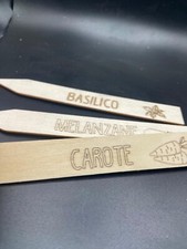 Etichette legno targhette usato  Thiene