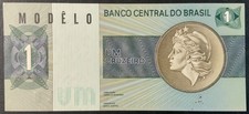 PAPEL-MOEDA BRASIL 1970 - UM MODELO CRUZEIRO-ESPÉCIME NOTA NÃO CIRCULADA!, usado comprar usado  Enviando para Brazil