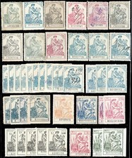 Espagne españa timbres d'occasion  Saint-Jean-d'Angély