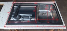 Lavandino acciaio inox usato  Viu