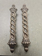 2 PÇS - Armário de gaveta vintage Ajax #9587 mediterrâneo puxador antigo 6", usado comprar usado  Enviando para Brazil