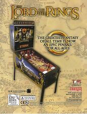 Lord rings pinball for sale  Fredericksburg