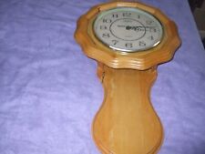 Wall clock pine for sale  AYLESBURY