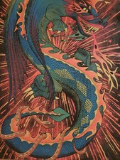 Drachen psychedelic samtposter gebraucht kaufen  Beckdorf