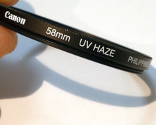 Filtro UV HAZE Canon 58mm - OEM genuíno comprar usado  Enviando para Brazil