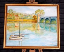 Vintage painting bridge for sale  RUTHIN