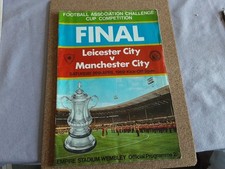 Leicester city manchester for sale  COLWYN BAY