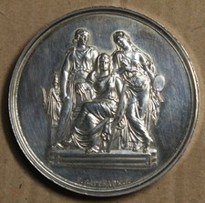 Médaille argent écoles d'occasion  Expédié en Belgium