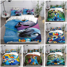 Rio Blu Jewel Rafael Macaws Birds 3D Bettbezug Bettwäsche Set Kissenbezug Single comprar usado  Enviando para Brazil