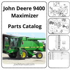 John Deere 9400 Maximizer Kombajn zbożowy Katalog części PDF na sprzedaż  PL