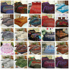 Juego de ropa de cama de edredón Boho Mandala individual doble talla King segunda mano  Embacar hacia Mexico