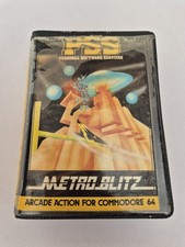Metro Blitz PSS Commodore 64 bardzo rzadka gra, używany na sprzedaż  Wysyłka do Poland