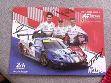 Carte card dédicacée d'occasion  Le Mans