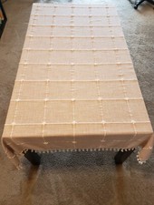 Embroidery checkered table for sale  Hamden