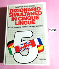 Dizionario simultaneo lingue usato  Paterno