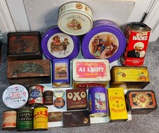 Vintage old tins for sale  ILFORD