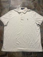 Camisa polo masculina Ralph Lauren personalizada slim fit osso branca SS!!(XXL), usado comprar usado  Enviando para Brazil