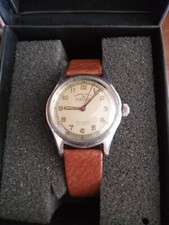 Vintage Relógio Automático Eleição Grand Prix Brn Pulseira Lthr ~ Funcionando À Prova D'água comprar usado  Enviando para Brazil