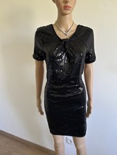 Robe noire sequins d'occasion  Void-Vacon