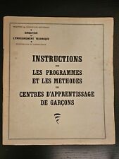 Instructions programmes métho d'occasion  Charenton-le-Pont