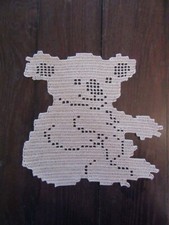 Koala napperon crochet d'occasion  La Trimouille