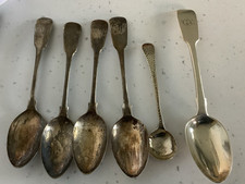 Solid silver spoons for sale  HUNTINGDON