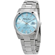 Relógio masculino Mathey-Tissot Mathy I mostrador azul quartzo H450SE comprar usado  Enviando para Brazil
