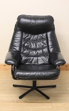 Skoghaug black leather for sale  HIGH WYCOMBE