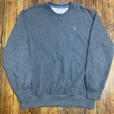 Moletom clássico Ralph Lauren EUA polo Assn gola redonda cinza G grande comprar usado  Enviando para Brazil
