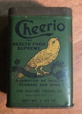 Vintage cheerio tin for sale  Marshfield
