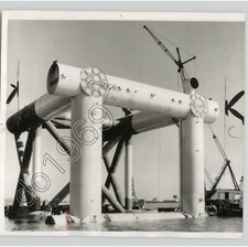 Plataforma de perfuração de óleo, SAN FRANCISCO BAY Engenharia de Energia 1966 Foto de Imprensa comprar usado  Enviando para Brazil