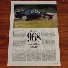 Porsche 968 magazine for sale Porsche 968 magazine for sale  Salt Lake City