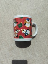 Penguin christmas mug for sale  AMERSHAM