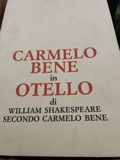 Carmelo bene otello usato Carmelo bene otello usato  Italia