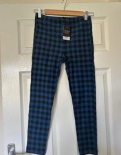 topshop tartan leggings for sale  BIRMINGHAM