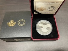 2014 $5 FALCÃO PEREGRINO - MOEDA DE PRATA PURA comprar usado  Enviando para Brazil