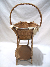 Antique wicker raffia for sale  Topanga
