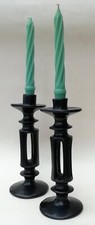 Pair black resin for sale  WARRINGTON